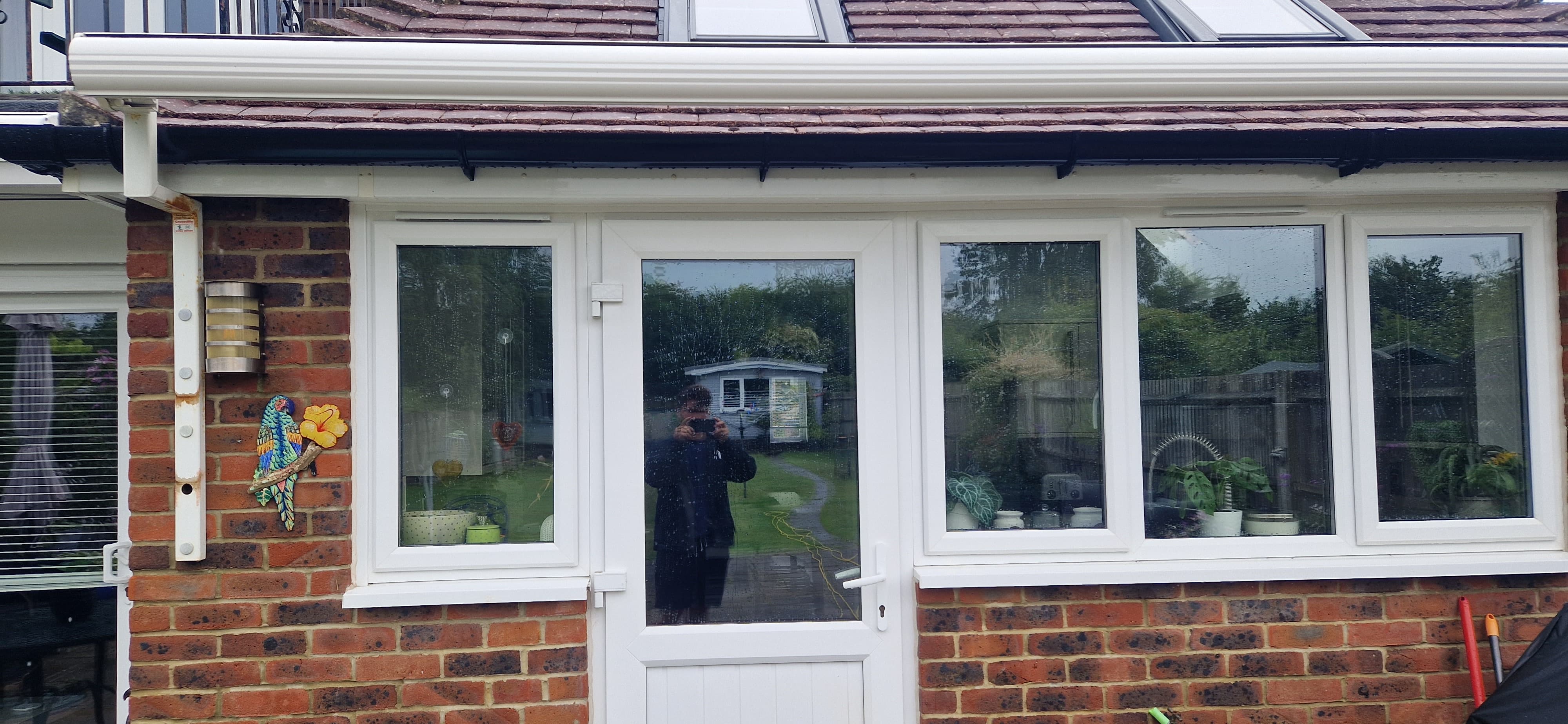 Fascia after cleaning